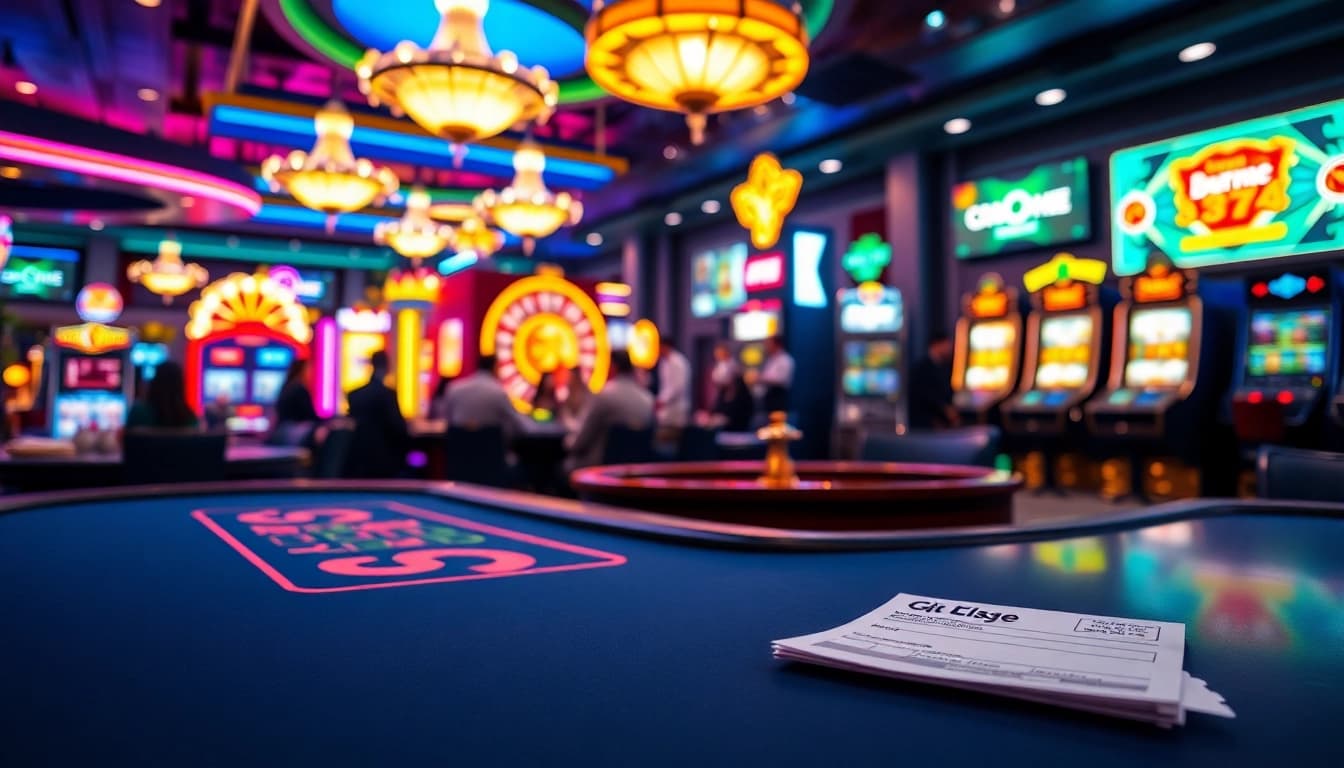 Players immersed in a high-stakes game bài đổi thưởng at a lively casino table.