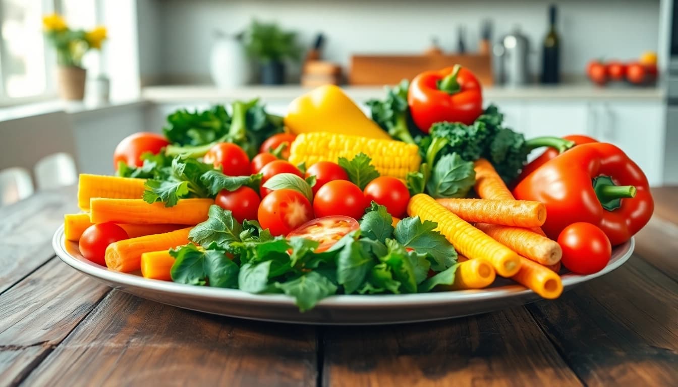 Discover nutritious and colorful healthy food options arranged beautifully on a plate.