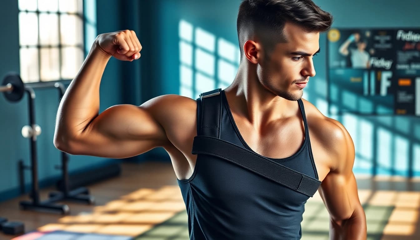 The best double shoulder support brace provides athletes with maximum comfort and support during workouts.