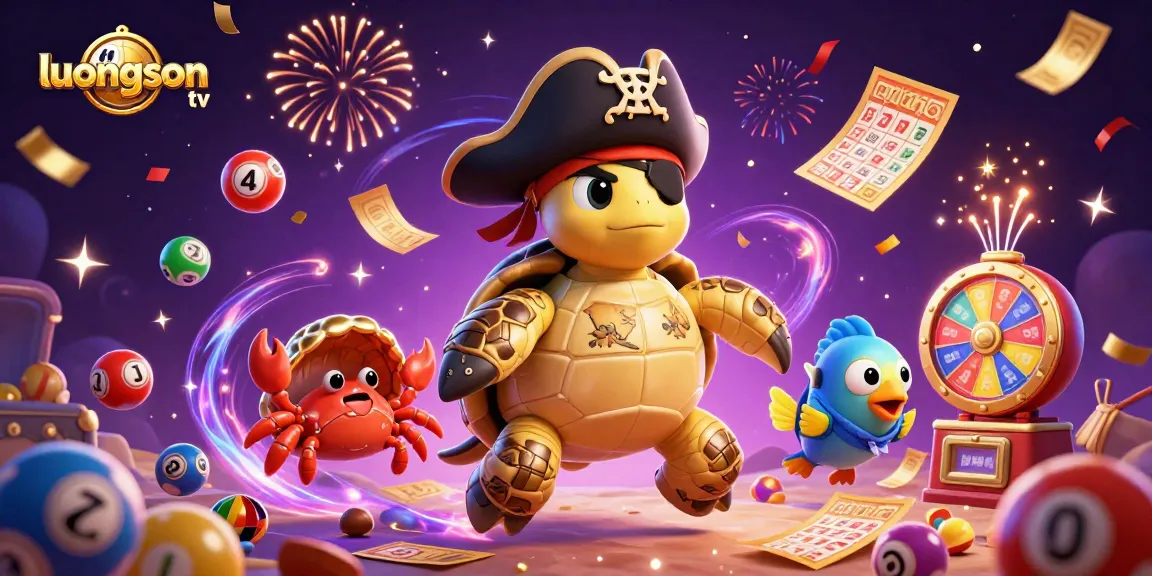 Experience the excitement of luongson tv with lively characters and dynamic gambling elements in an engaging scene.