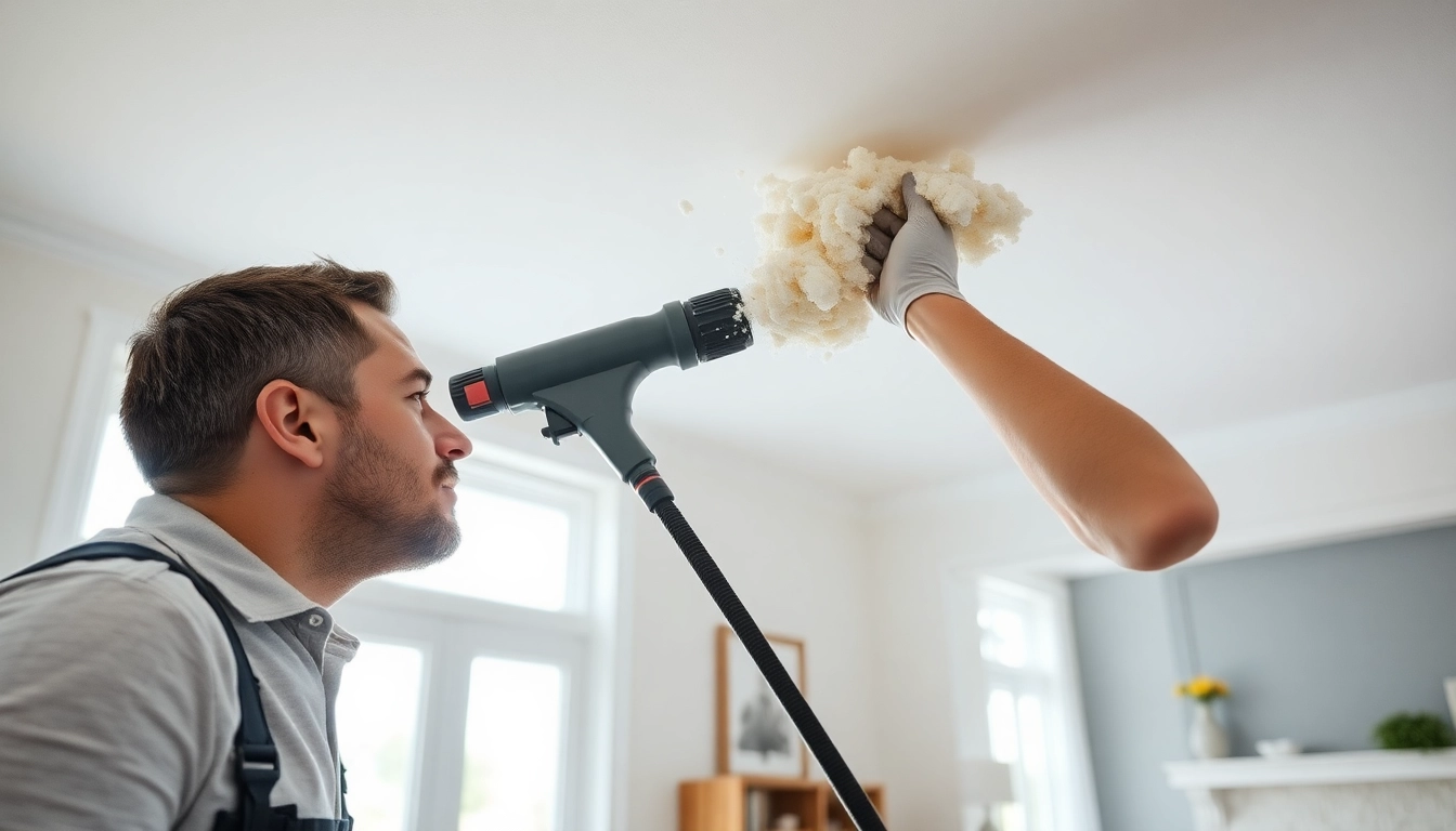 Expert performing spray foam removal near Worthing, ensuring a clean home environment.