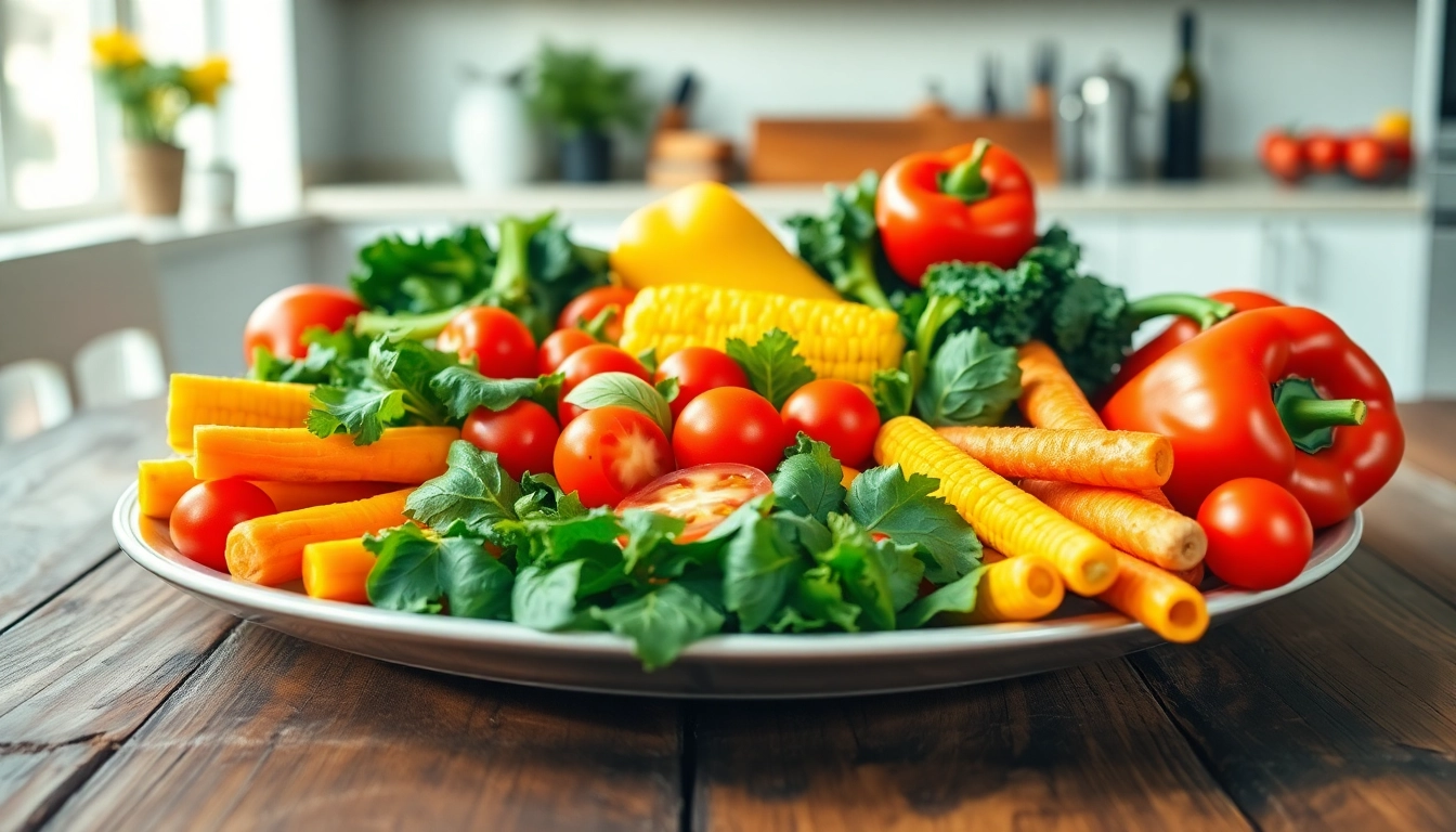 Discover nutritious and colorful healthy food options arranged beautifully on a plate.