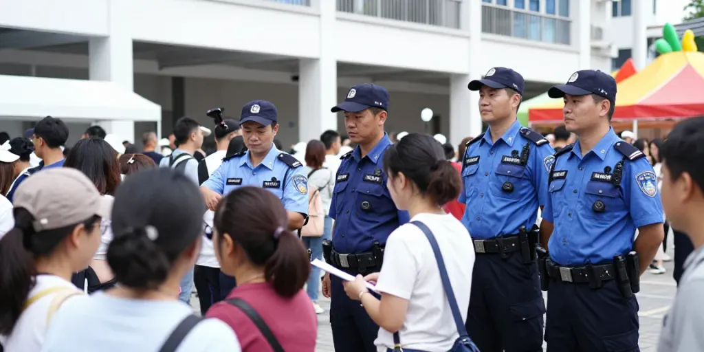 Event Security professionals providing community-focused safety at a local event