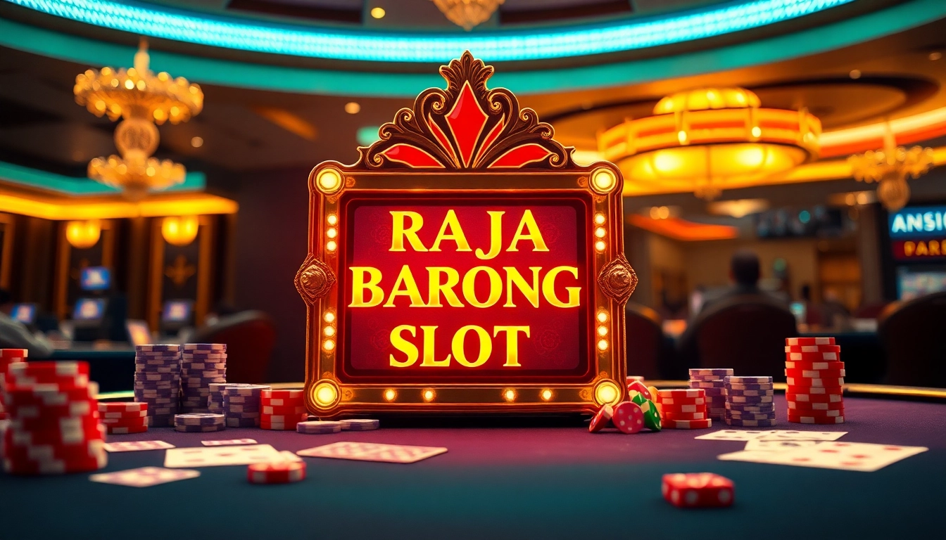 Spin the raja barong slot for an exciting jackpot experience in a glamorous casino setting.