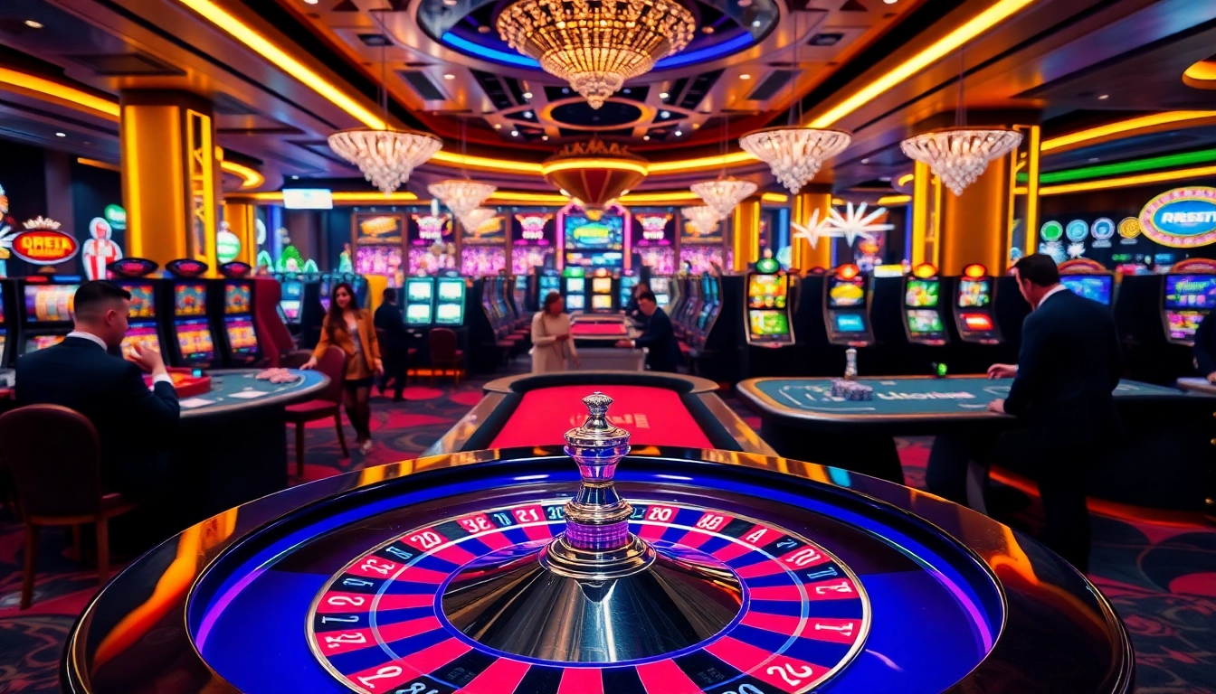 Experience the excitement of rr88 with players immersed in professional gambling at a vibrant casino.