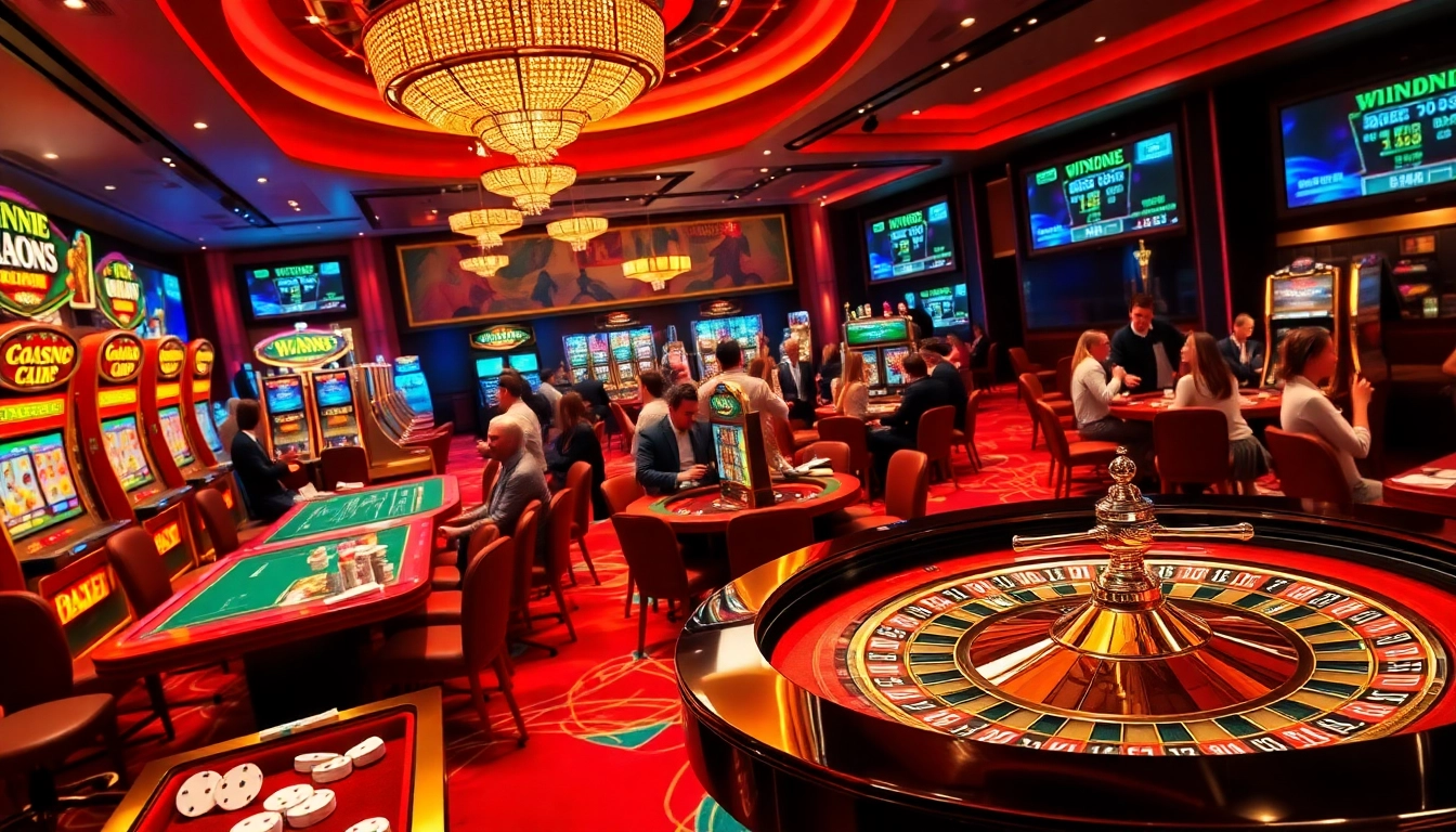 Engaging players betting on casino tables at 78winbiz.com showcasing thrilling gambling experiences.