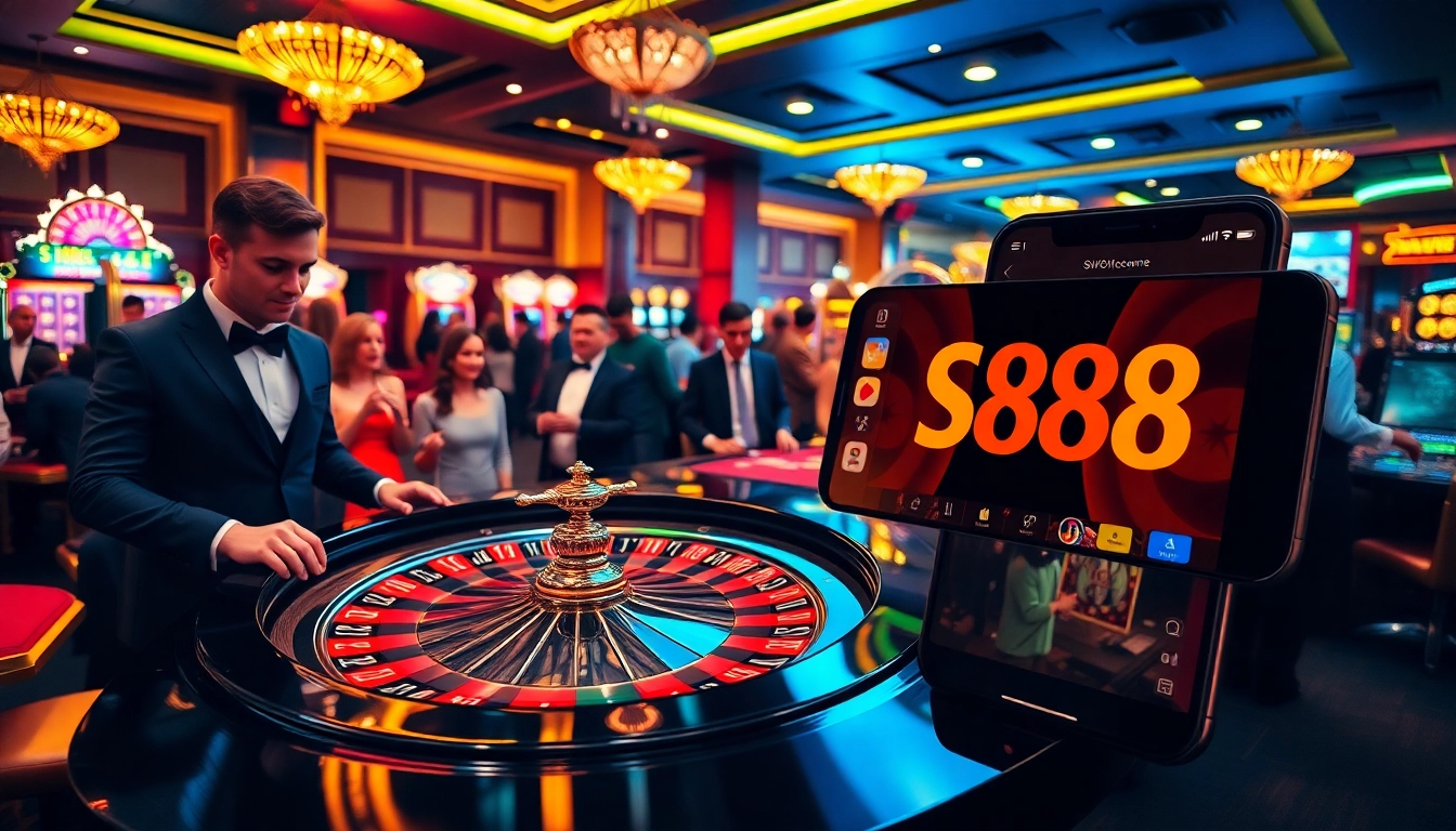Experience the excitement at S88 casino with vibrant roulette action and mobile gaming!