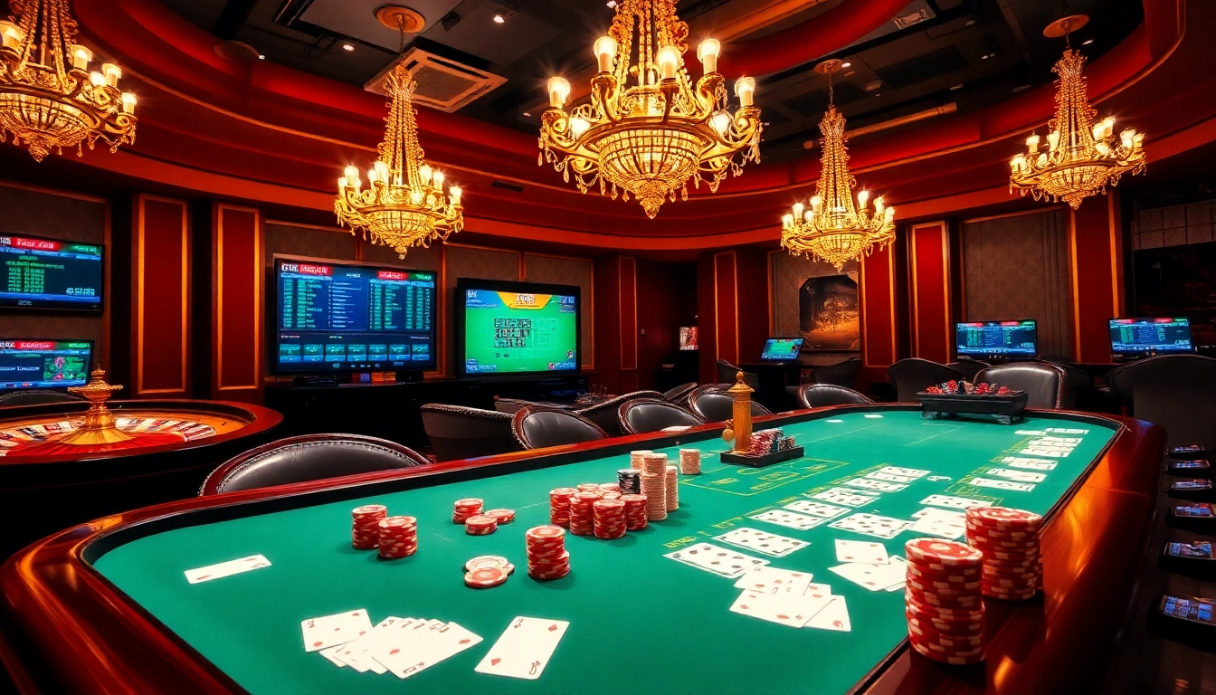 Experience high-stakes gambling at vt88 with vibrant poker games and elegant casino ambiance.