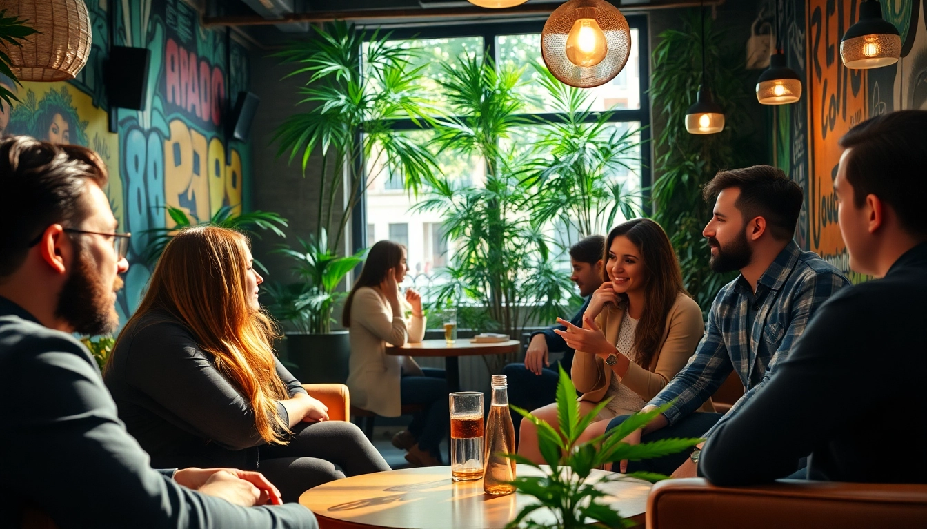 Profiter d'une expérience au Social club Madrid où les membres interagissent dans une ambiance conviviale.