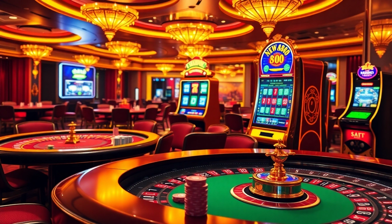 Experience the excitement of high-stakes gambling with New888 at a luxurious casino table.