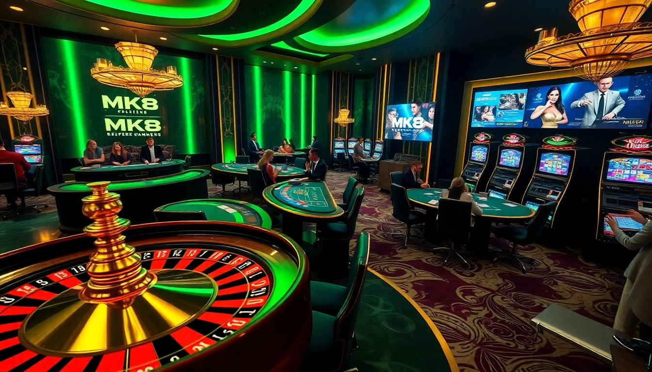 Experience high-stakes gaming at MK8 casino tables with exciting bets and vibrant atmosphere.