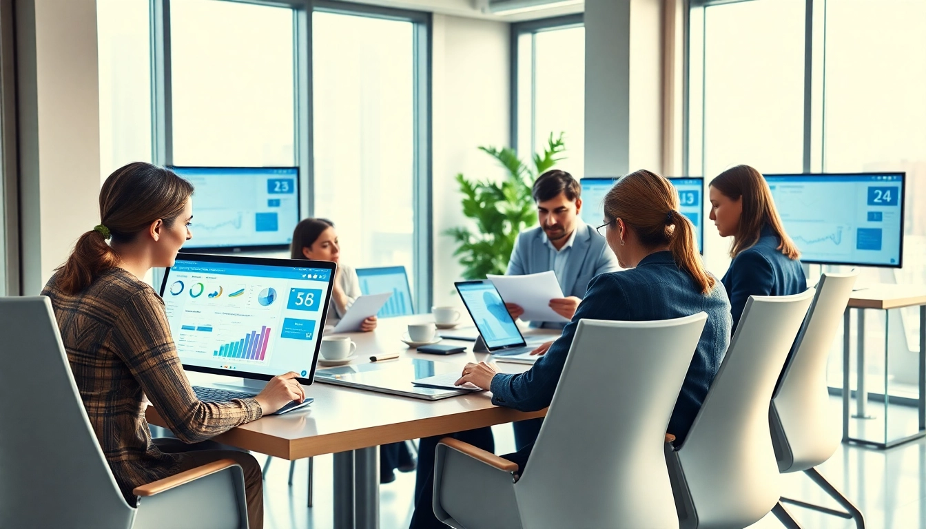 现代办公环境中的WPS Office软件，专业人士协作