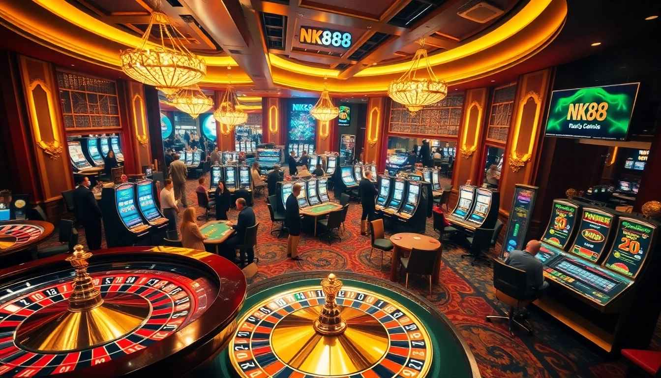 Experience the thrill of winning at NK88 casino, featuring engaging slots, roulette, and poker.