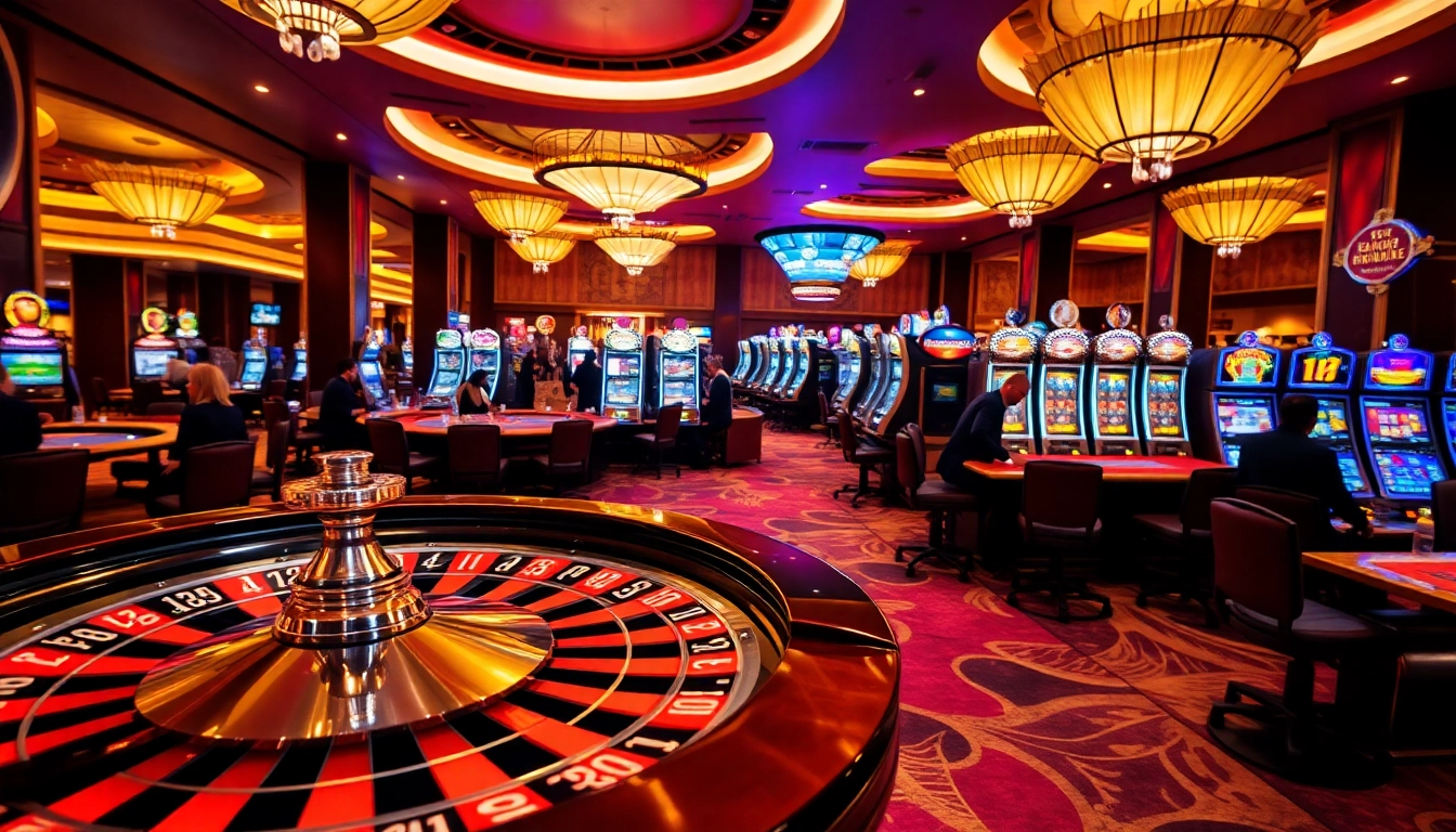 Experience thrilling gaming at https://rikvip1.online/ with vibrant casino tables and excited players.
