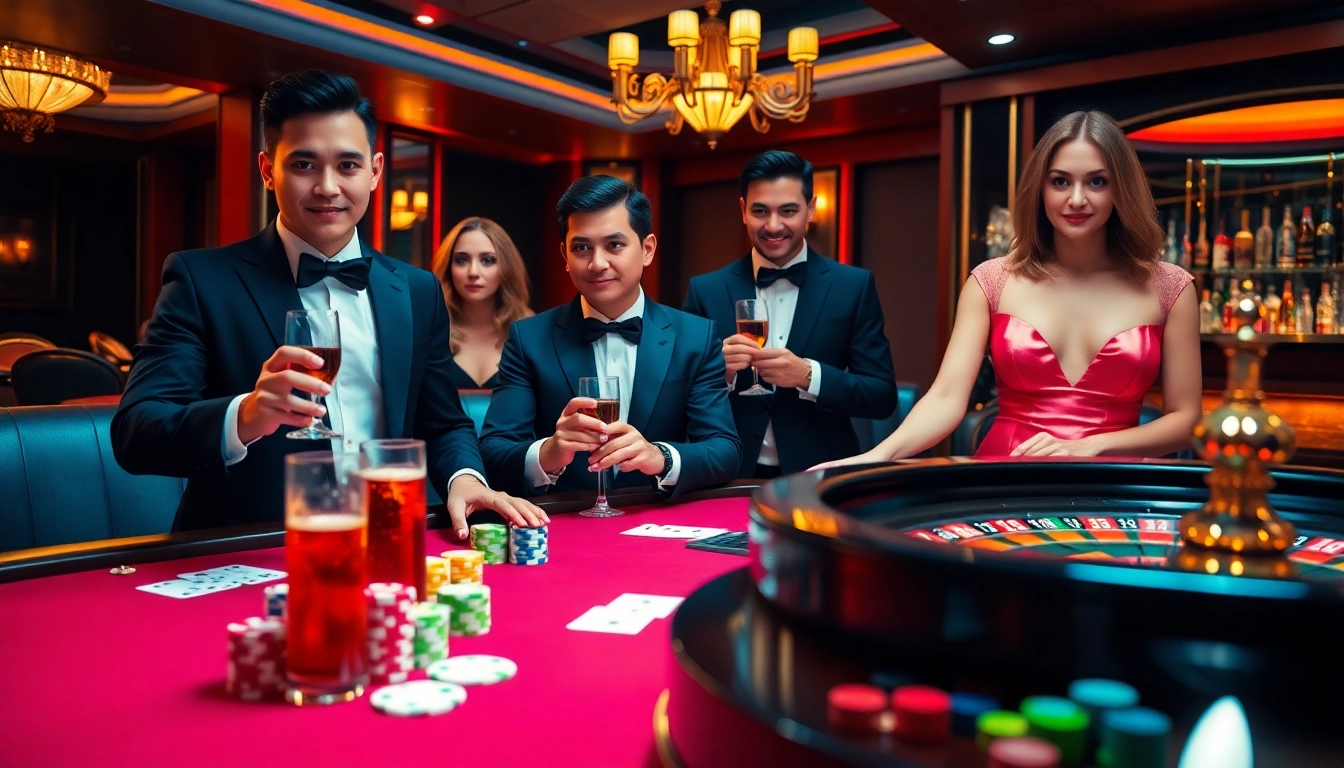 Experience high-stakes excitement at a dh88 poker table with bright chips and cards.