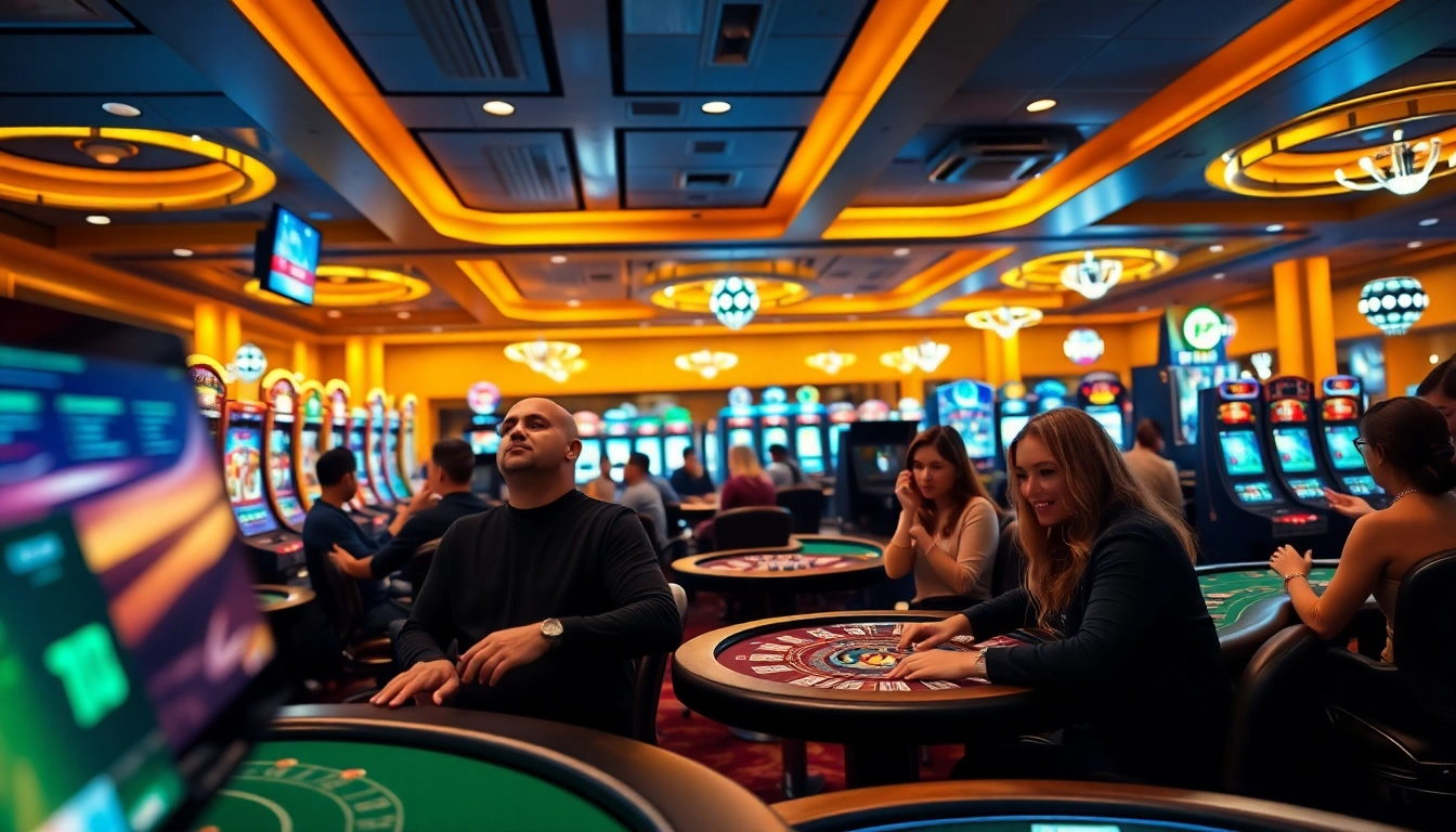 Engaging online casino experience at luck8win.live with vibrant games and excited players.