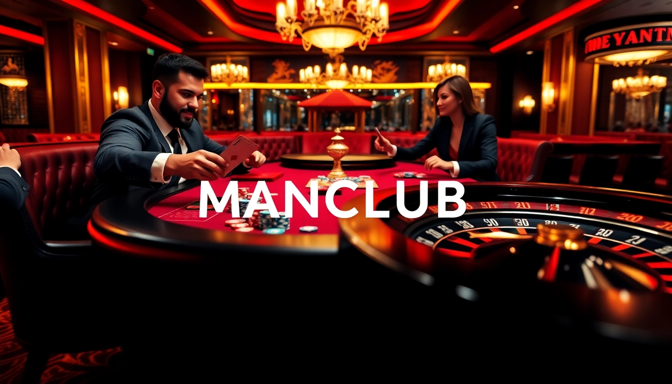 Join the excitement at MANCLUB with professional poker action and vibrant casino atmosphere.