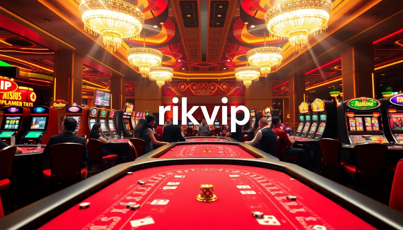 Experience high-stakes excitement with rikvip at vibrant casino tables filled with players.
