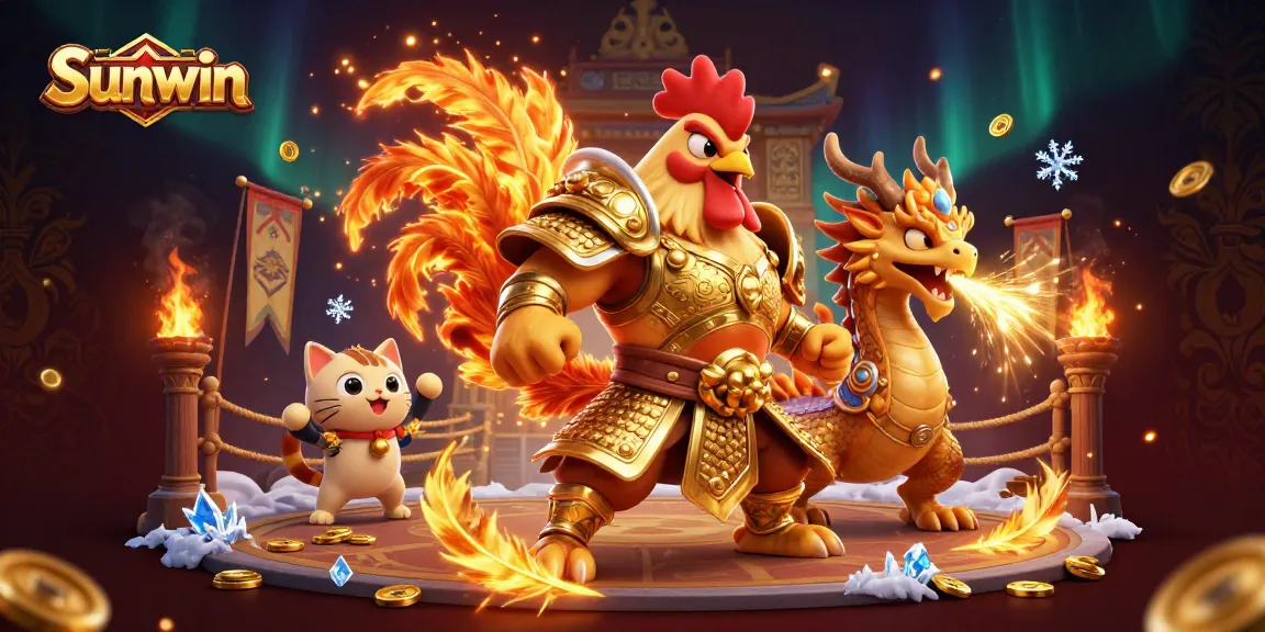 Join the excitement at Sunwin with vibrant 3D warriors and spark-filled gambling action.